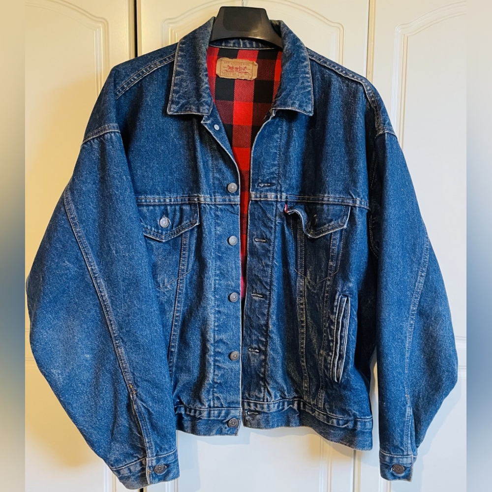 Vintage Levi's Jean Trucker Jacket, Large